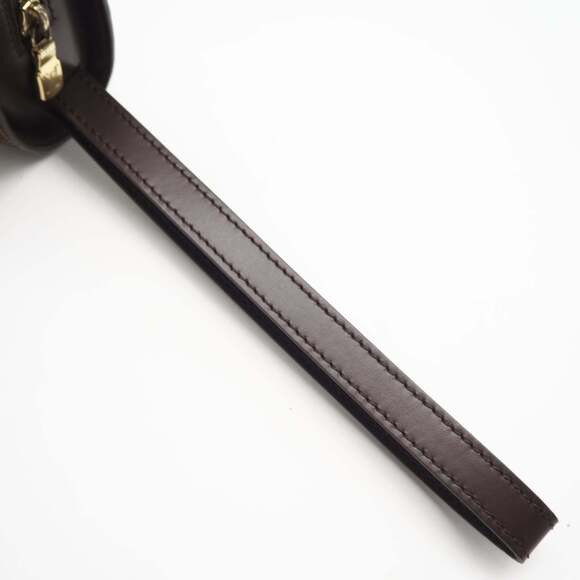 LOUIS VUITTON Monogram Saint Louis N51993 Second Bag, Brown Coated Canvas and...